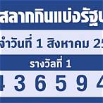 ตรวจผลสลากกินแบ่งรัฐบาล 1 สิงหาคม 2565